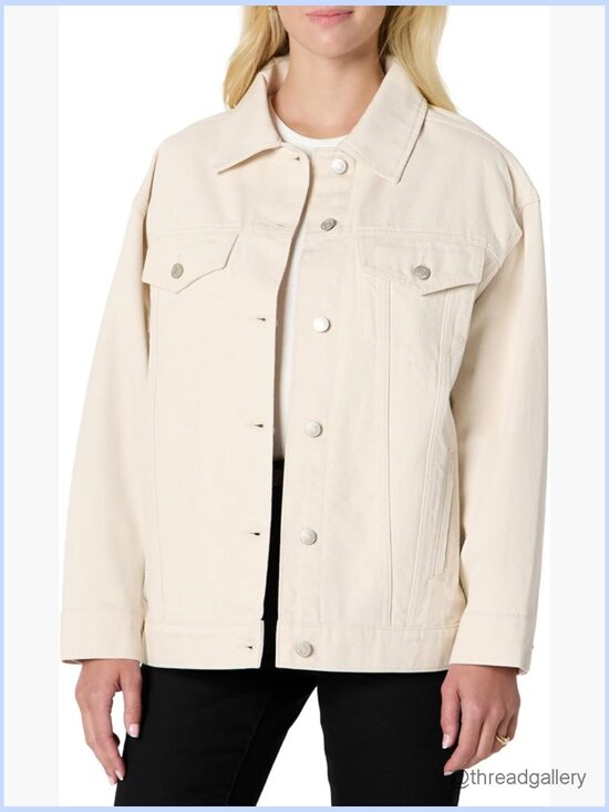 Jackets & Blazers - Rigid Denim Trucker Jacket, Heavyweight, Oversized Fit